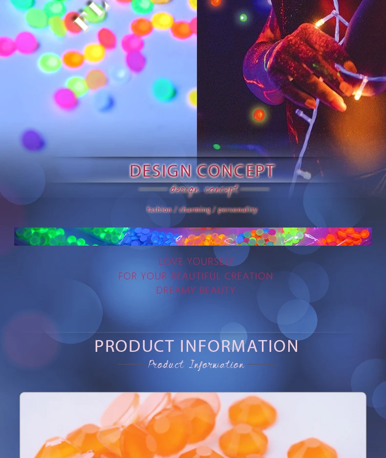 QIAO SS6-SS30 Glas-Strasssteine zum Aufbügeln, Nachtleuchtende Neon-Strasssteine ohne Heißfixierung, Glitzerkristalle für Kleidungsdekorationen – Detail 2