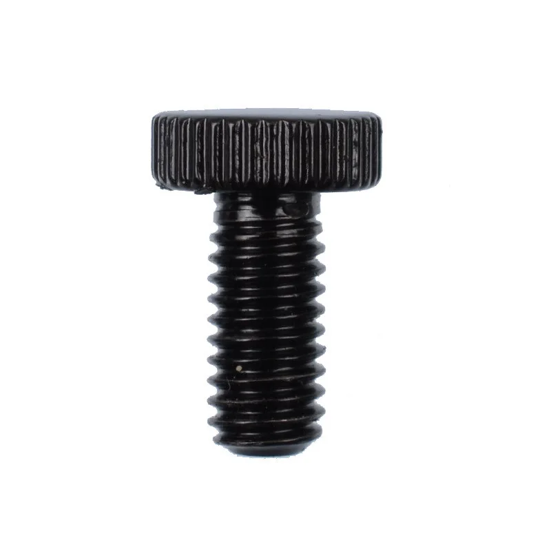 12 Stück M5*13,5mm schwarze Tremolo-Brücken-Feinabstellschrauben für E-Gitarren-Zubehörteile Musikinstrument Flachkopf – Detail 5