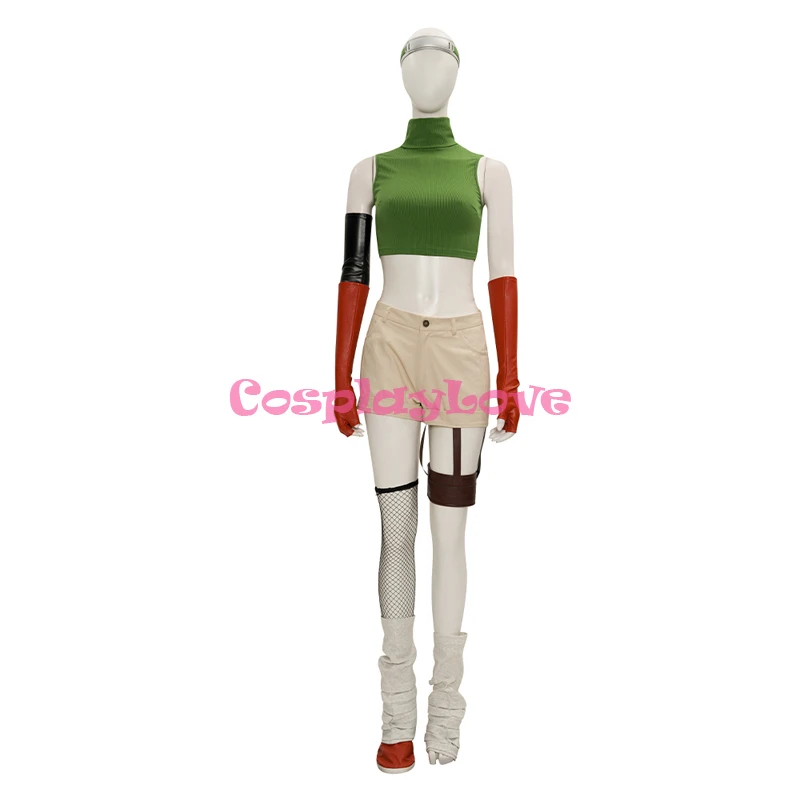 CosplayLove-Final Fantasy VII Cosplay Costume para meninos e meninas, Yuffie Kisaragi, Custom Made, Halloween, Natal