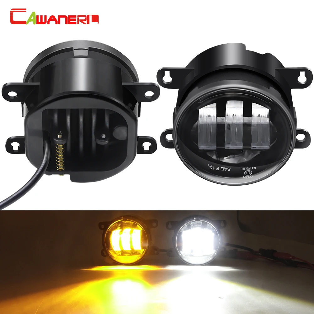 Luz LED antiniebla delantera para coche, lámpara DRL de 30W y 6000LM para Ford Focus, Fusion, Fiesta, Transit, Explorer, Edge, Ranger, Ka, EcoSport,