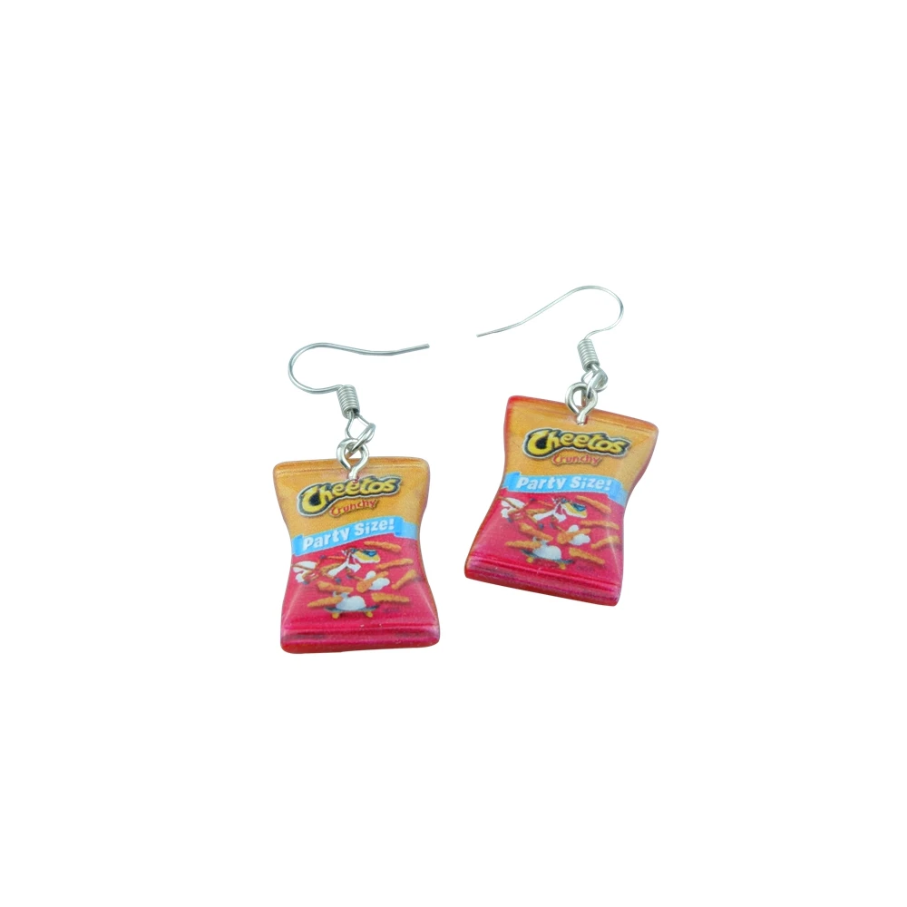 Creative Snacks Earrings Woman Drop Earring Candy Costume Trendy Style  Girl Jewelry Drop Shipping Wholesale