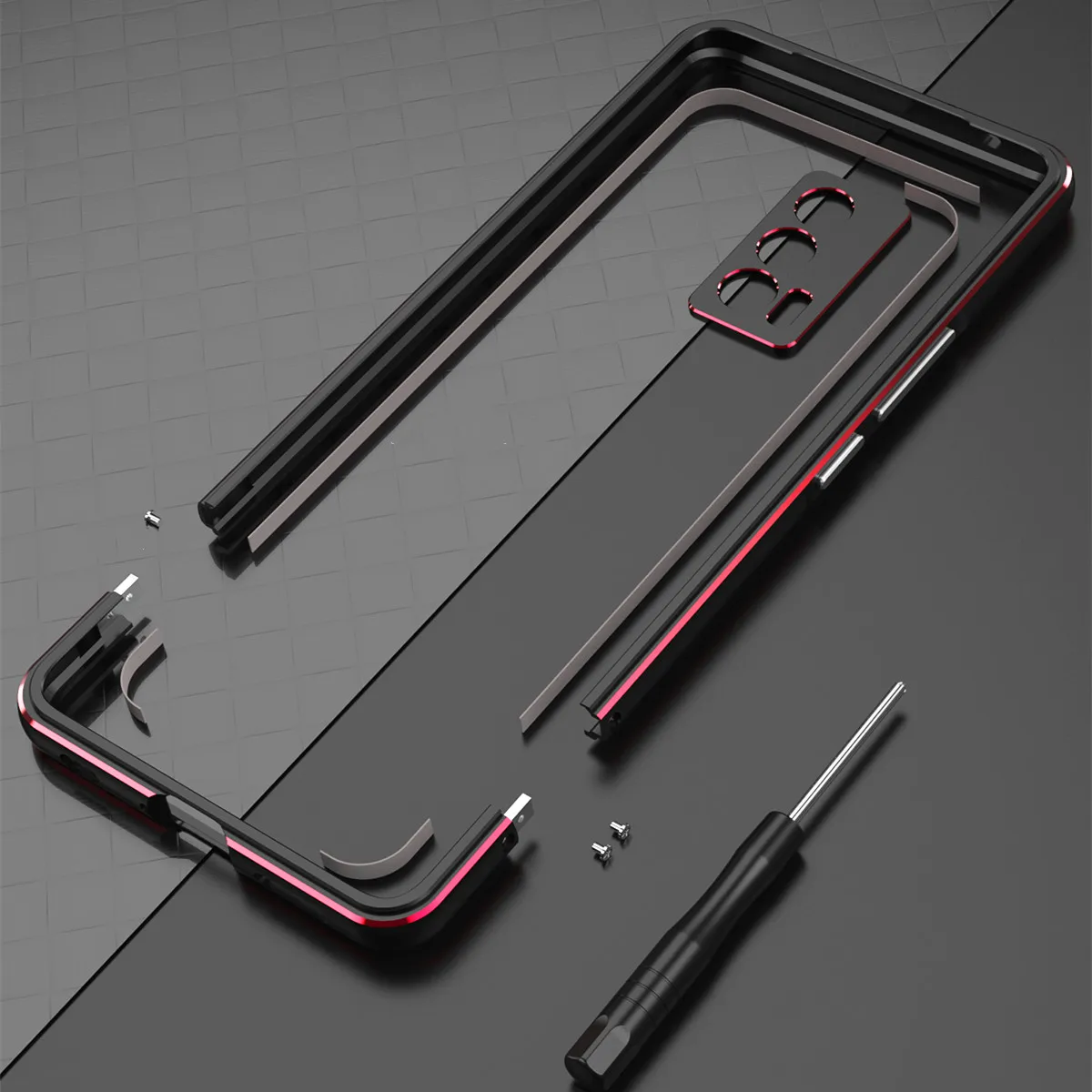 For Vivo iQOO Neo5 Aluminum metal bumper Frame Slim Cover case+carmera Protector SIMPLY Phone case