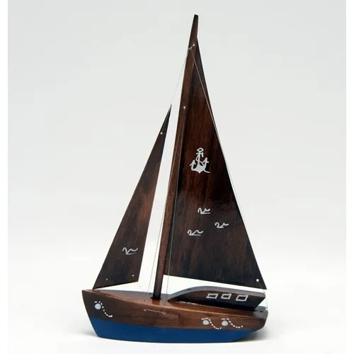 Synope Wooden Sailing Yacht Model-Ship Boat Model (Day-1)