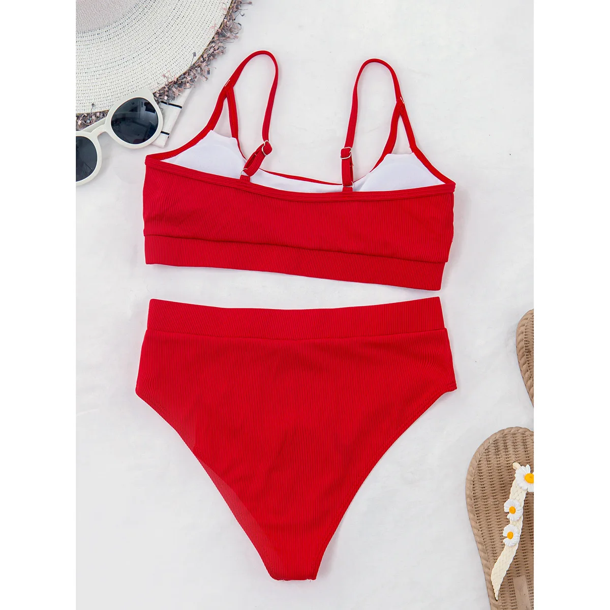 High Waist Bikinis 2021 Push Up Women Swimsuit Female Sexy Bikini Set Black Swimwear For Women Swimming Suit Bathing Suits Beach