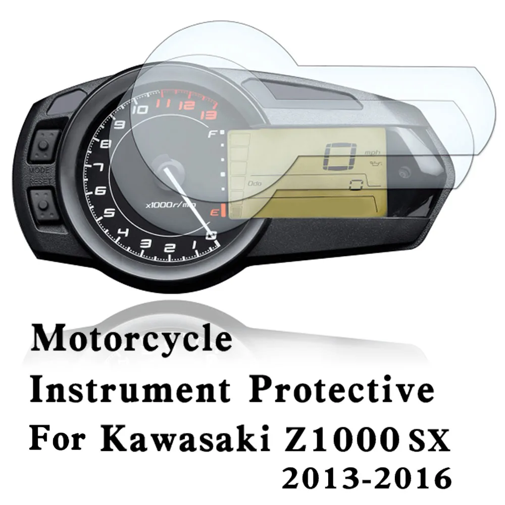 

For Kawasaki Z1000SX 2013-2016 Motorcycle Speedometer Scratch Cluster Screen Protection Film Protector