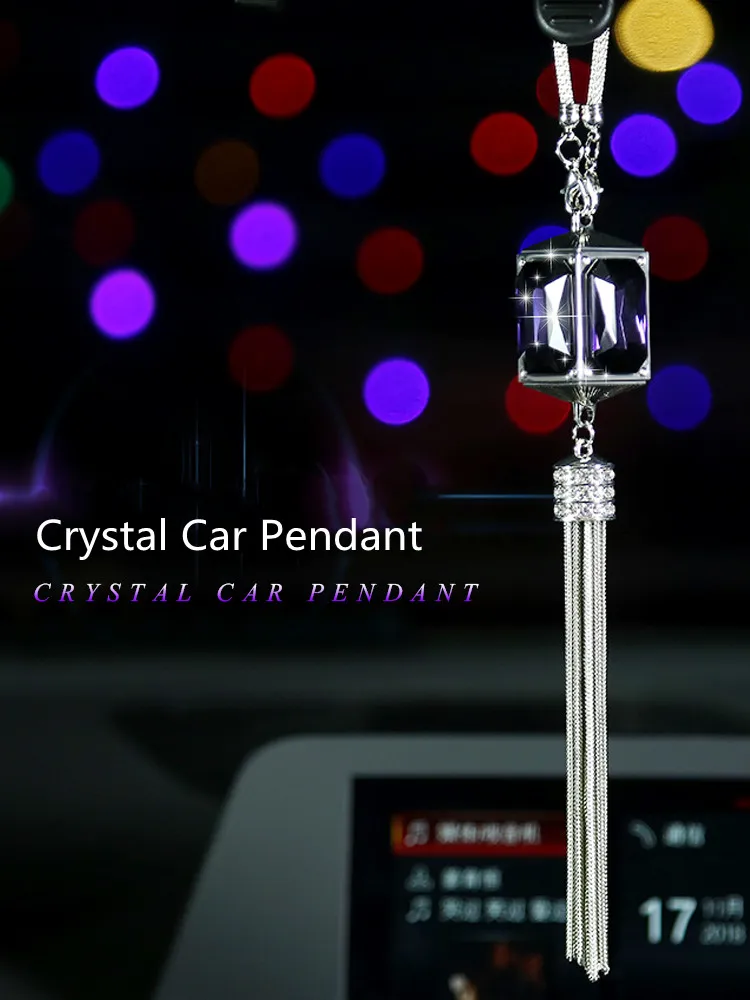 

Car pendant crystal car pendant creative Korean men and women jewelry car rearview mirror pendant car pendant