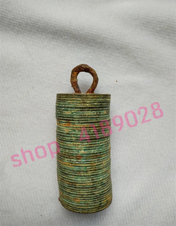 

100% genuine, ancient China, ancient coins of the Qing Dynasty, A string 25pc, Antique collectibles