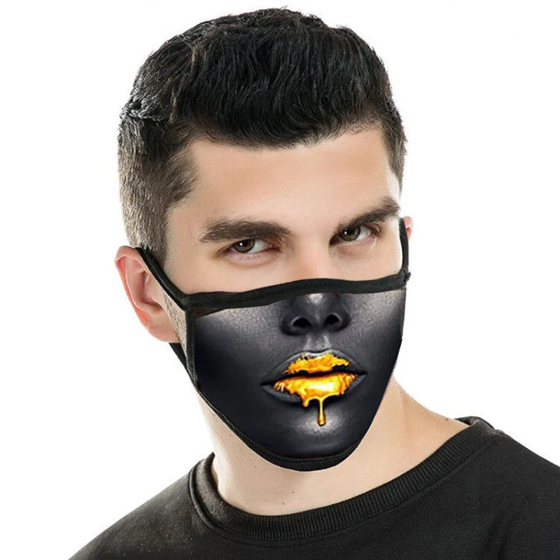 Hot Selling Face Mask Cotton Cloth Funny Cute Expression for Both Men and Women Four Seasons Dustproof Supplies