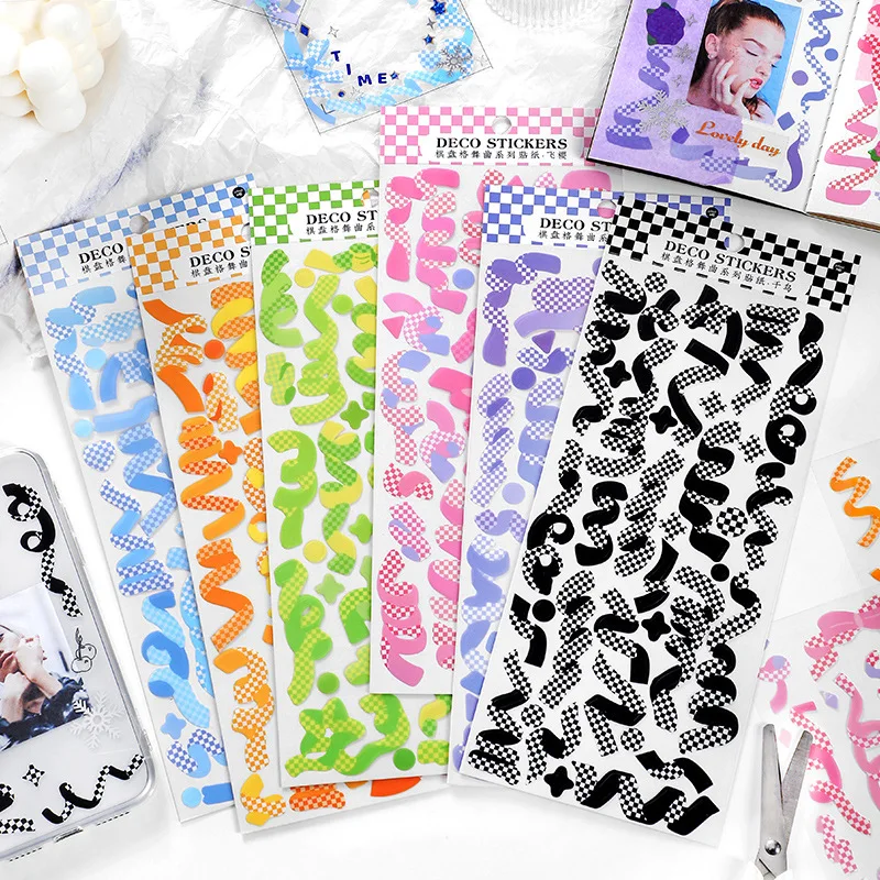 

36 pcs/lot Fashion Ribbon PET Stickers Cute Decorative Stationery Sticker Scrapbooking DIY Diary Album Stick Label