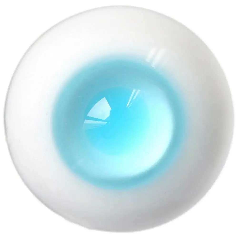 

[wamami] 6mm 8mm 10mm 12mm 14mm 16mm 18mm 20mm 22mm 24mm Blue Glass Eyes Eyeball BJD Doll Dollfie Reborn Making Crafts