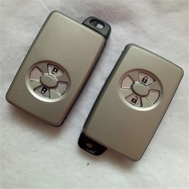 

2 шт. новый запасной корпус для смарт-брелока с дистанционным управлением, чехол-брелок 2 BTN для TOYOTA Avalon Camry Corolla Yaris с необрезанным лезвием