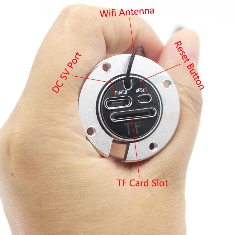 Imagem -04 - Icsee-mini Câmera Peephole sem Fio Visão Noturna hd 1080p Registro de Cartão sd Video Door Viewer Campainha para Proteção de Segurança Doméstica