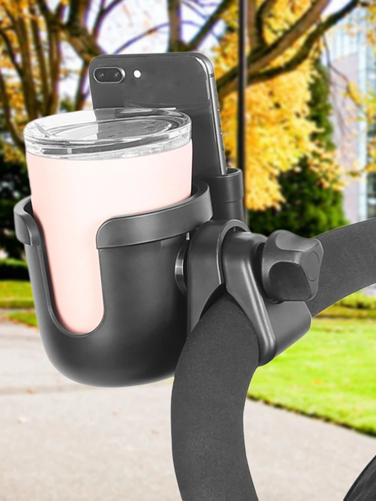 Stroller Cup Holder Universal Cup Holder 2 In 1 Bottle Holder Infant Cup Holder For Buggy Pushchair Wheelchair Bike And More