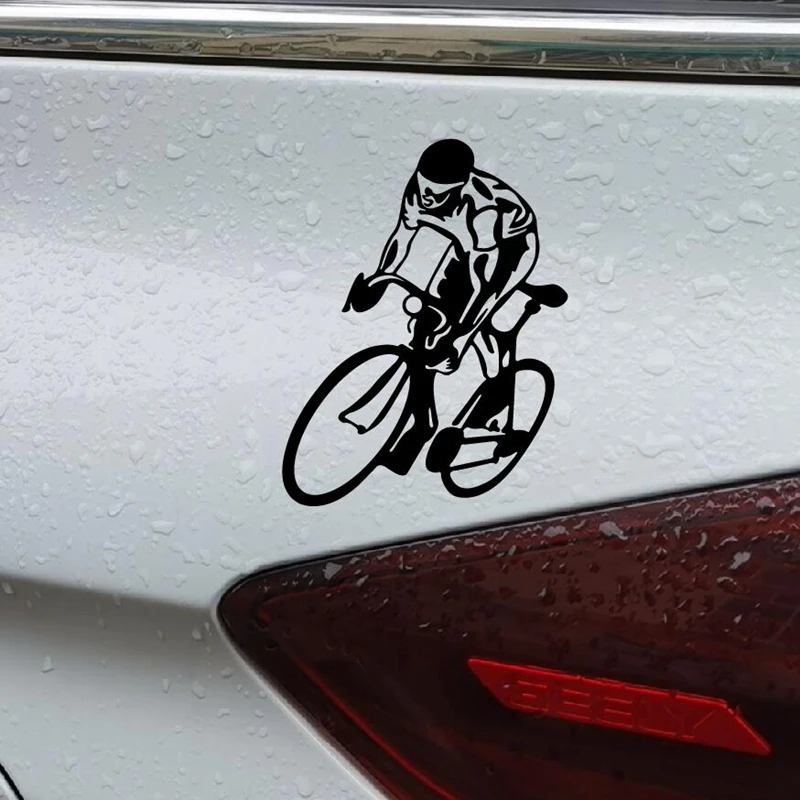 XY Funny Bike Bicycle Mark Car Sticker Vinyl Decal Racing 14CMX11CM