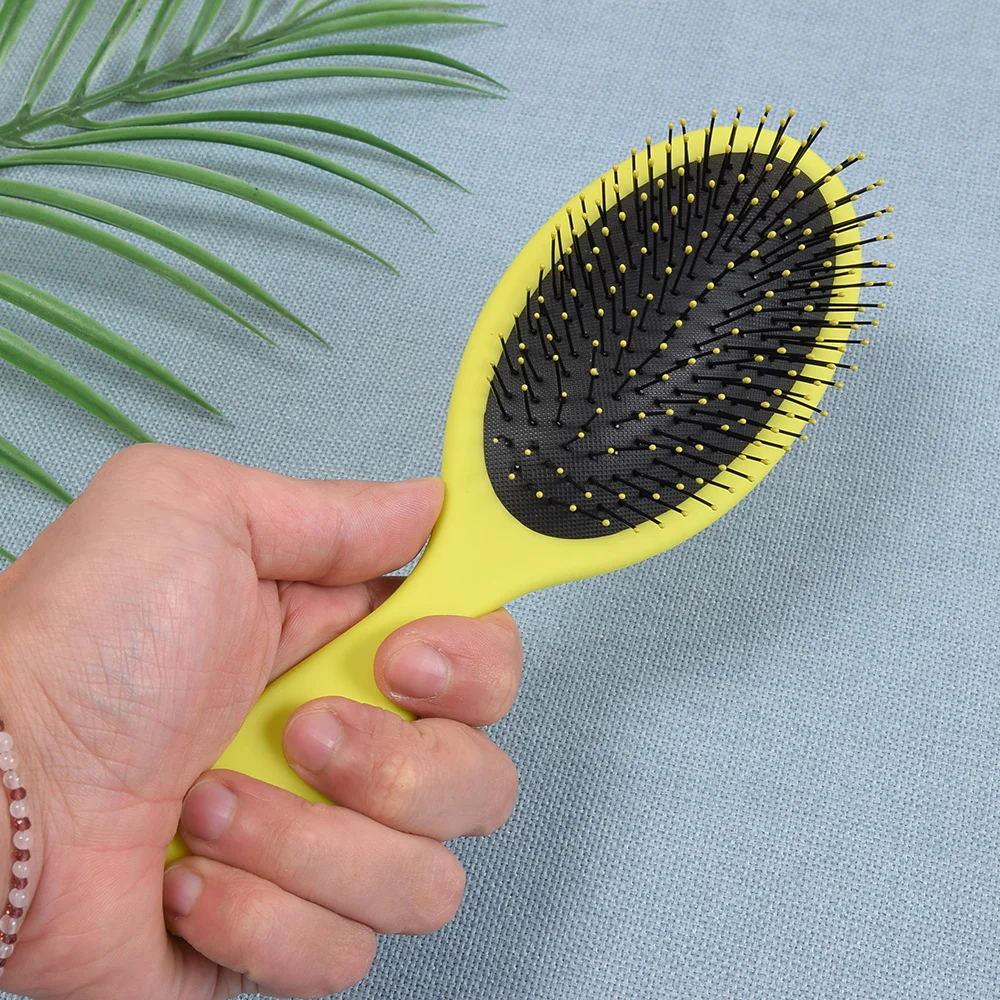 1PC New Salon Detangling Hair Comb for Women Men Hair Bush Wet Dry Bristles Plastic Handle Hair Brushes Combs Hot Selling