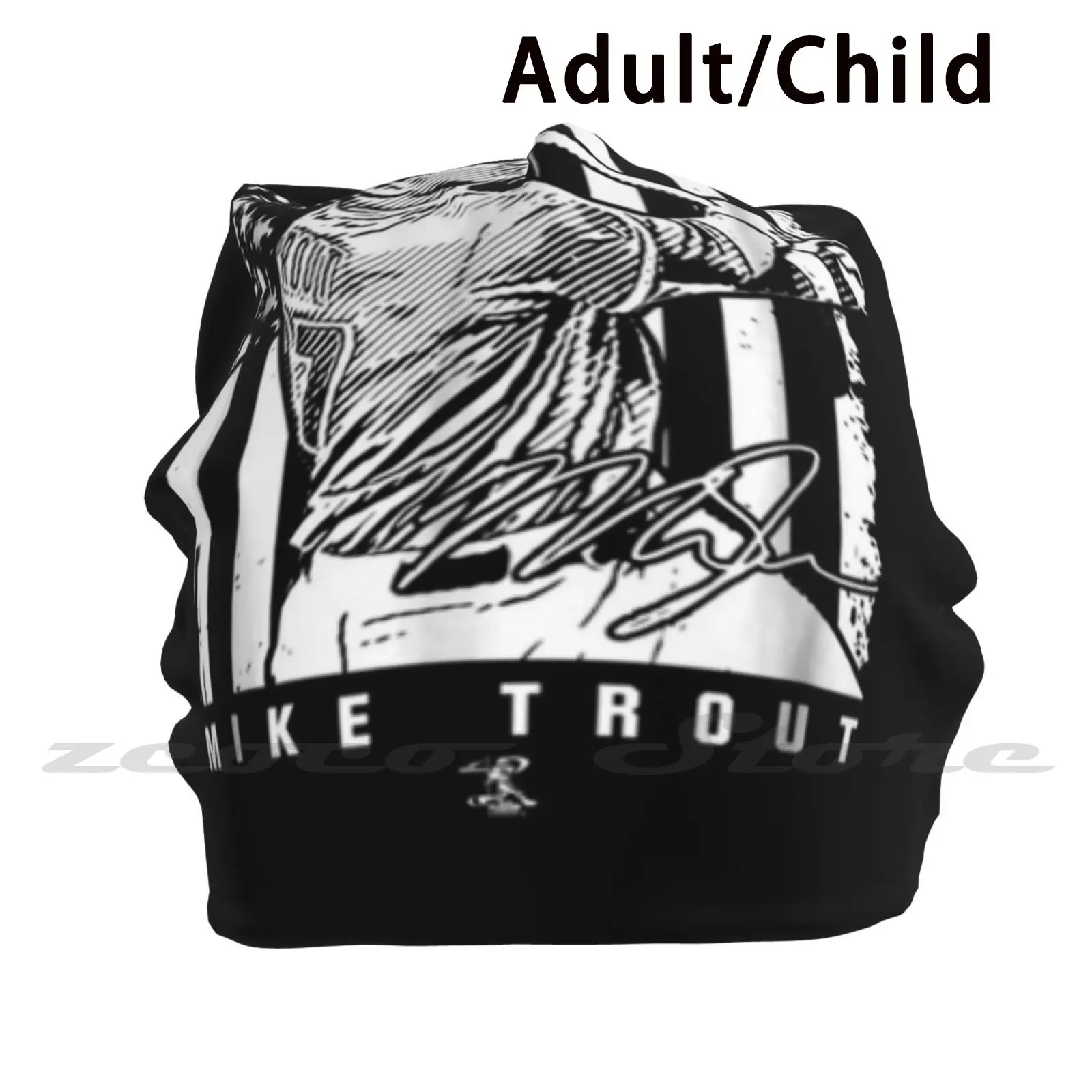 Mike.Tr0Ut Show Your Pride-Apparel Knit Hat Hedging Cap Soft Elasticity Outdoor Sports Leisure Baseball Angels Anaheim Trout