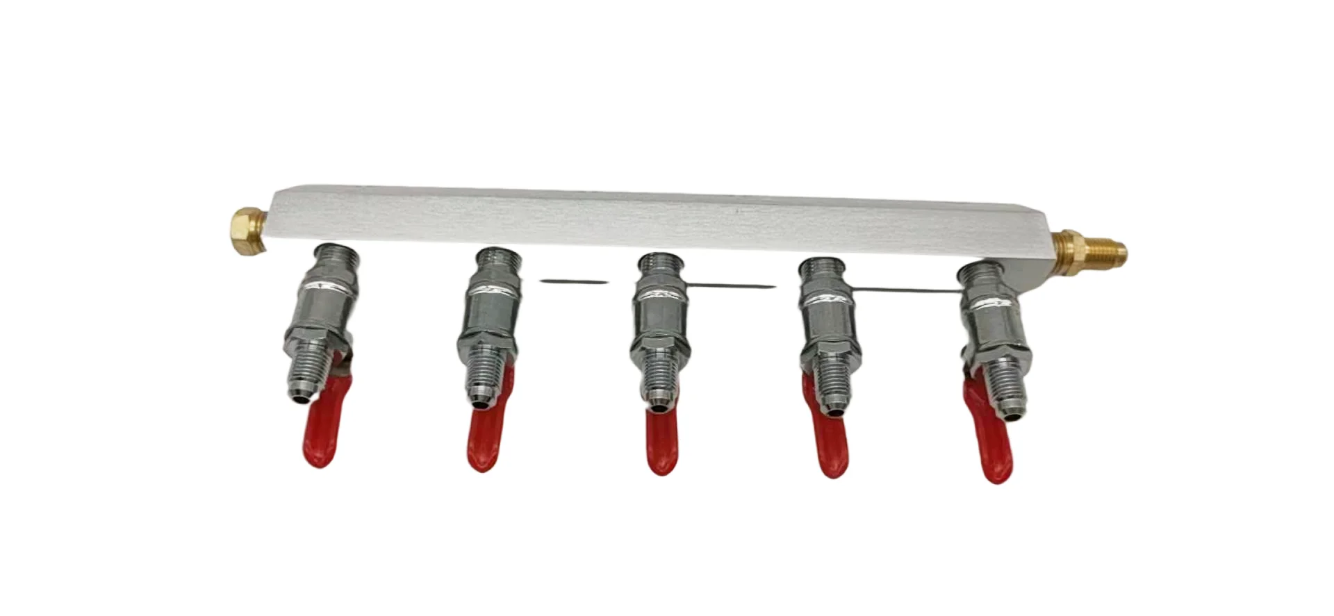 KegLand 5 Output / 5 Way Manifold Gas Line Splitter with Check Valves (1/4\