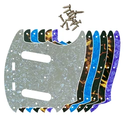 Pleroo Custom Guitar Pickgaurd Scratch Plate - For US Mustang Guitar Pickguard Scratch Plate Flame Pattern