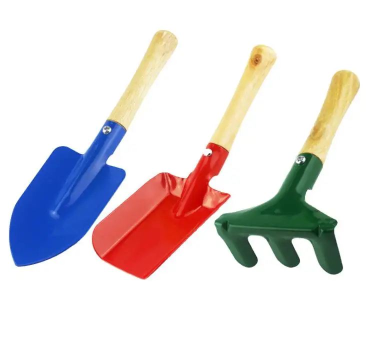 

Kid Children Mini Garden Tools Set Trowel Rake Shovel Home Garden Beach Toy Fast Shipping SN2326