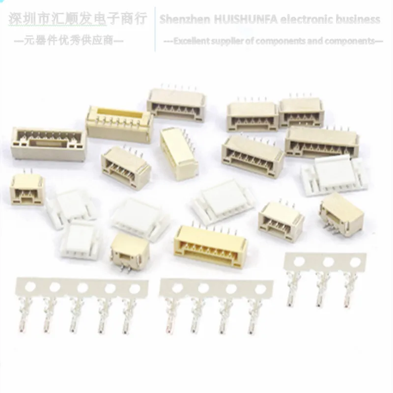 GH1.25 حزام قفل موصل حزام قفل موصل 2 3 4 5 6 8p أفقي عصا عمودي عصا قذيفة محطة