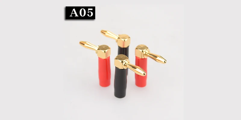 HIFIDIY LIVE 4 Stück/Set 4 mm reines Kupfer vergoldeter Bananenstecker-Anschluss für Audio-Video-Lautsprecher-Adapter, Terminal-Anschluss-Set – Detail 8