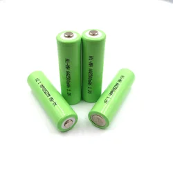 C&P AA 2500mAh Camera Toy Clock Flashlight Remote Control NiMH 1.2V NI-MN Rechargeable Tip Point Battery Cells