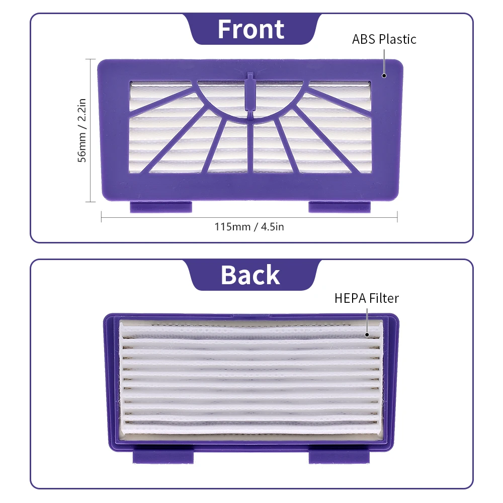 Основная изогнутая комбинированная роликовая щетка, HEPA-фильтр, совместимый с Neato XV-21 XV, оригинальные детали для пылесоса