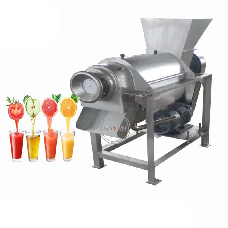 Industrial Orange Juicer Machine Lemon Squeezer Pineapple Juice Extractor Machine Spiral Grape Crusher Fruit for Vegetables