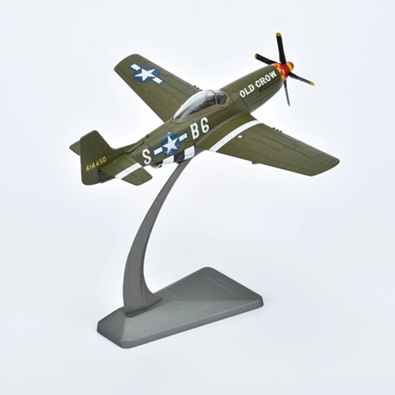 JASON TUTU Diecast Metal 1/72 Scale American Army Airlines P-51D Mustang Fighter P51 Airplane Model Military Drop shipping