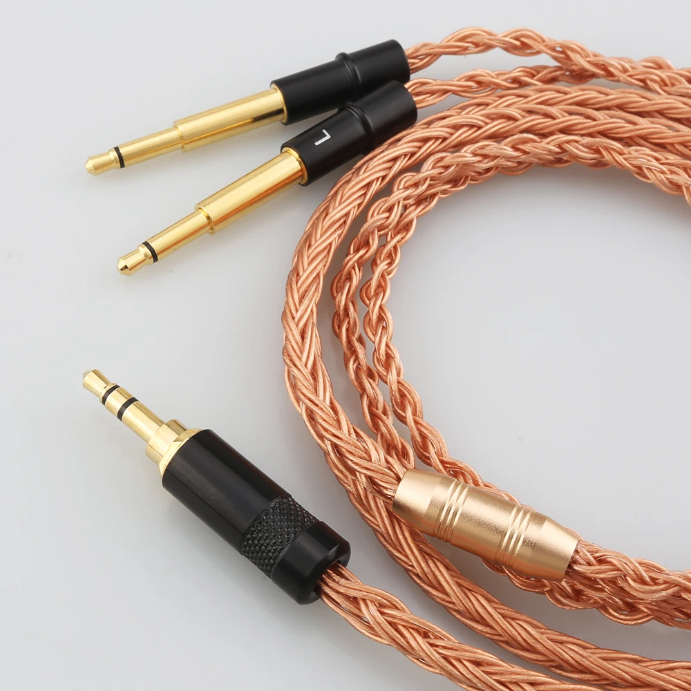 HiFi 3.5 مللي متر قابس ستيريو 16 كور 99% 7N OCC سماعة كابل ل Meze 99 الكلاسيكية NEO NOIR سماعة أذن