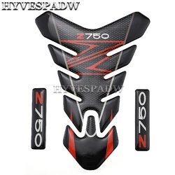 Motorcycle Accessories 3D Sticker Decal Emblem Protection Tank Pad Cas Cap Fit for Kawasaki Z750 Z 750