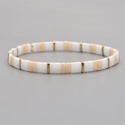 Go2BoHo Miyuki Tila Glass Bead Bracelets Wholesale Women's Jewelry Beaded Bracelet for Women Teens Gift 2021 Trend