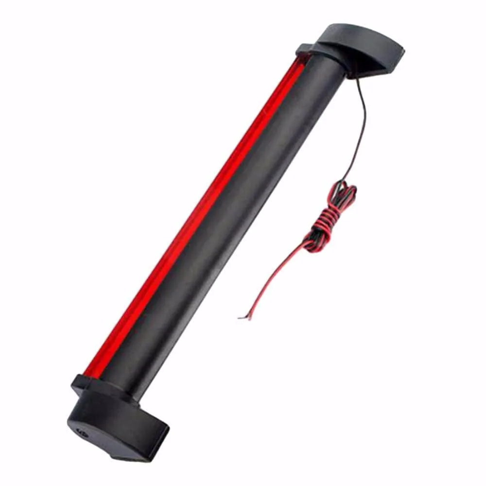 Bruce&Shark Universal 12V Red LED High Mount Third Brake Light - 28 LED, Black Housing