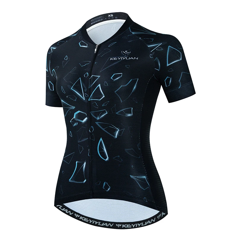 

KEYIYUAN New Road Bike Cycling Clothing Women Bicycle Jersey Shirt Outdoor Mtb Sports Tops Tricotas De Ciclismo Mujer