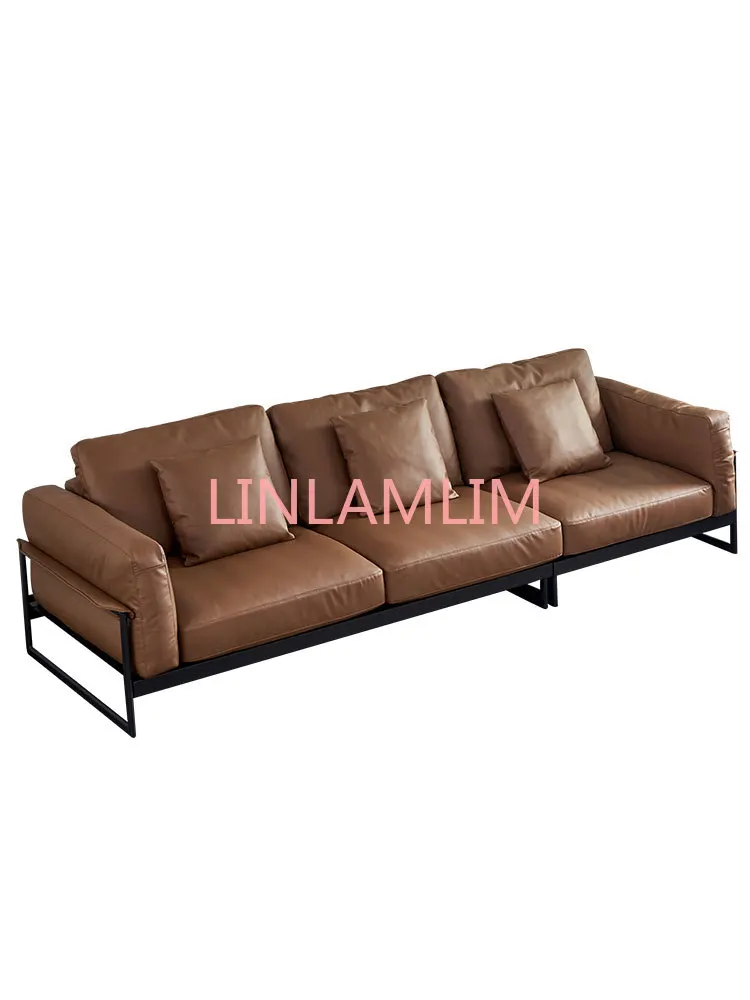 high quality genuine leather sofa modern Nordic couch living room sofa furniture home feather sofa set 1+2+3 seater muebles soft