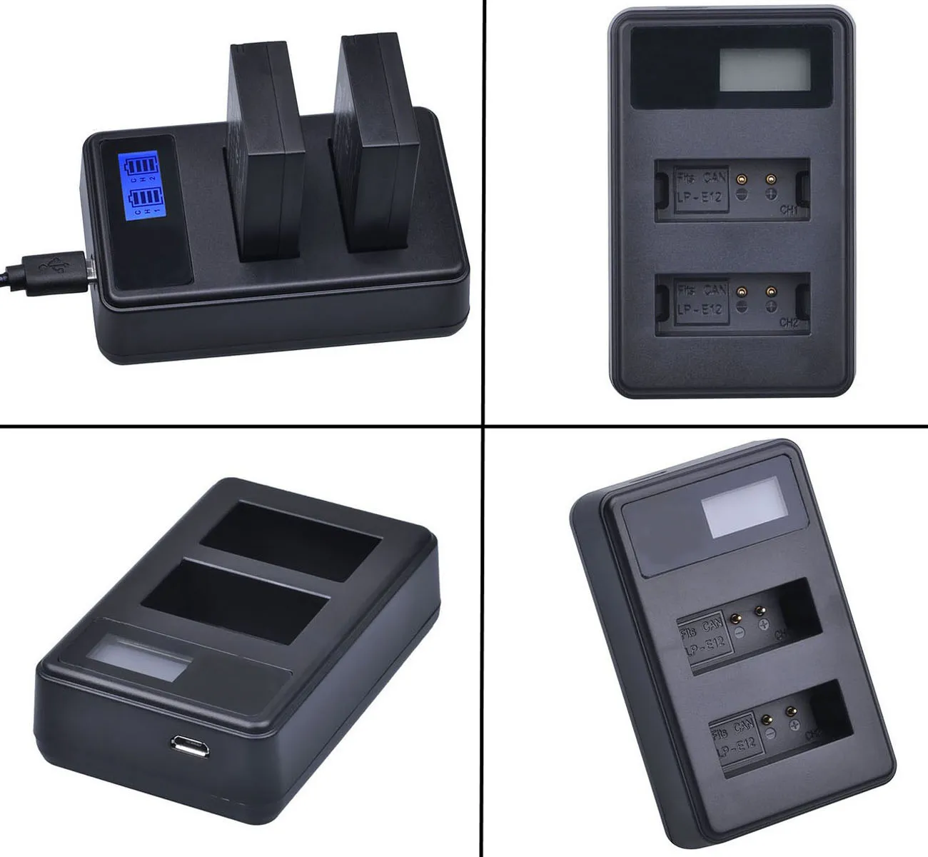 Аккумулятор (2 шт. в упаковке) + ЖК-дисплей USB двойное зарядное устройство для Fujifilm X100F, искусственная кожа, цифровая камера