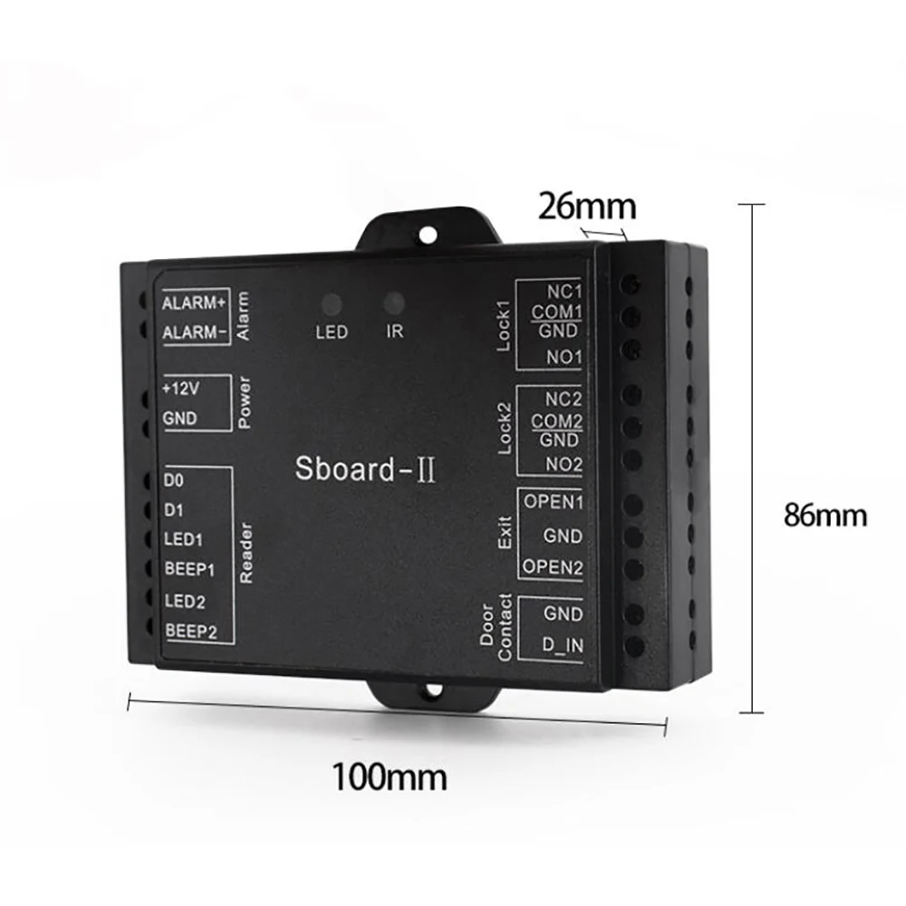 Tuya Sboard mini Wifi Single Door Access Control Board Panel Dual Relay Access Control Board 1000 User Wiegand 26-37 APP control