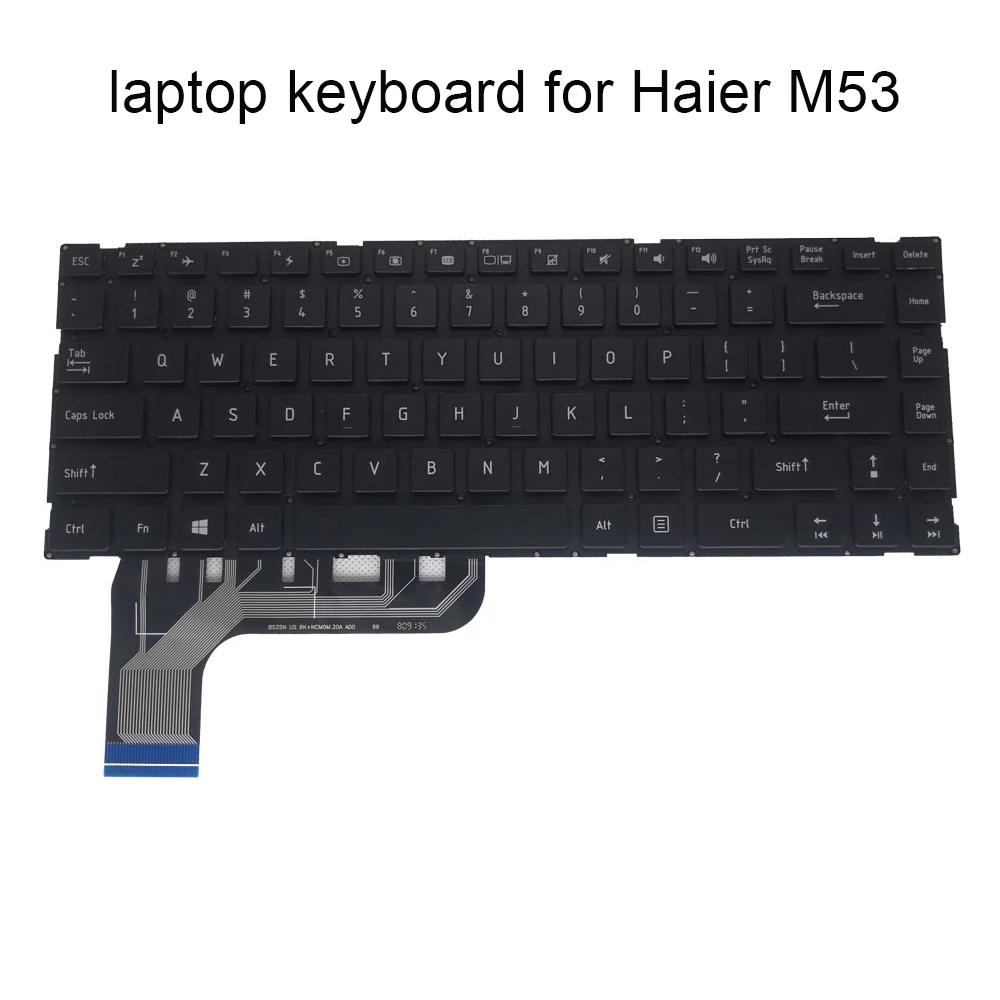 

OVY English replacement keyboards for Haier M53 US qwerty notebook PC keyboard black original New laptop sales parts in stock