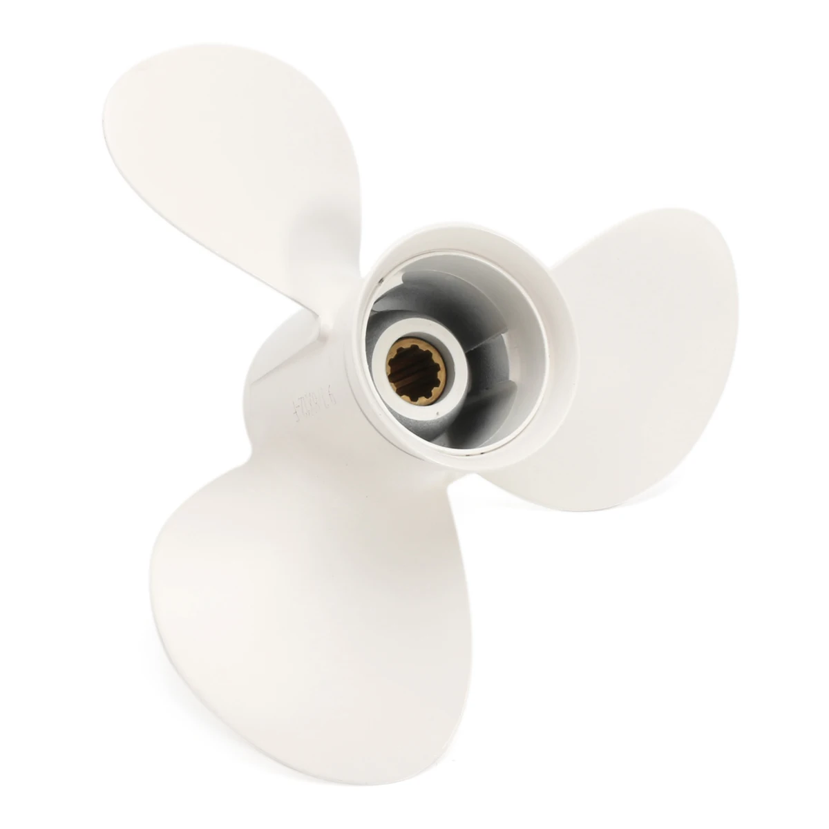 

For Yamaha 20-30HP 9 7/8X10 1/2-F Boat Outboard Propeller Aluminum 10 Spline Tooths Diameter 72mm White 3 Blades