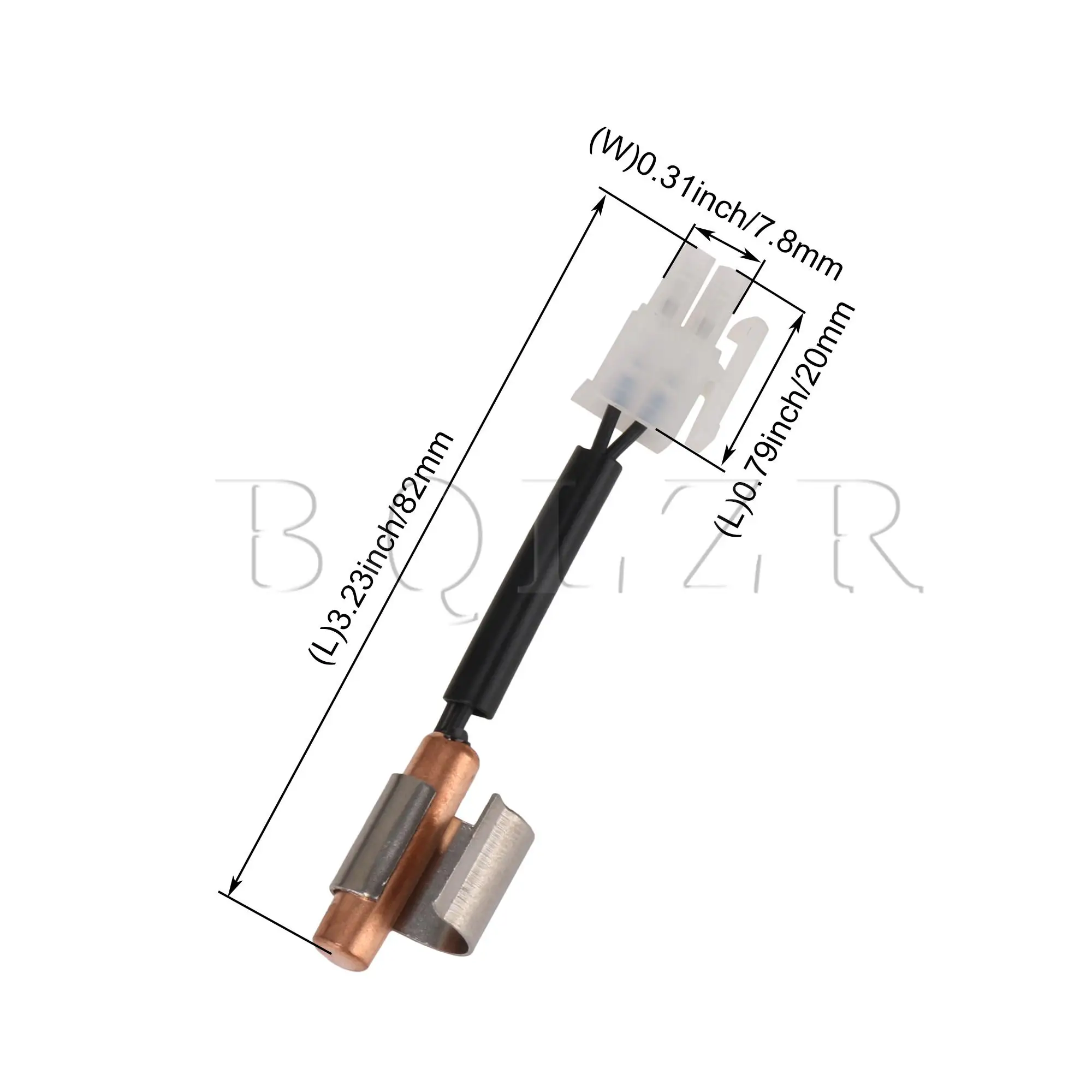 BQLZR 2PCS Thermistor Sensor for Refrigerator W10383615 Replacement for Amana