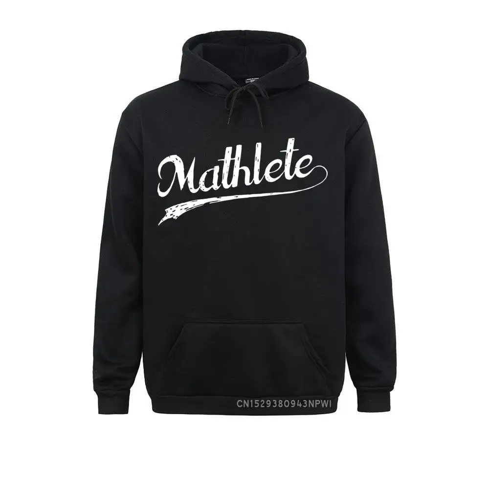 

Mathlete Math Athlete Vintage Sweatshirt Men's Science High Street Clothing Printing Pullover Hooded Hoodie