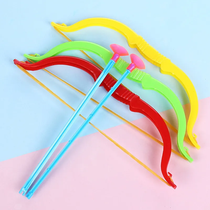 2PCS 18CM Mini Bow Arrow Kids Birthday Party Favor Toys Baby Shower Guest Gift Boys Giveaway Pinata Fillers Fun Toys Event Props