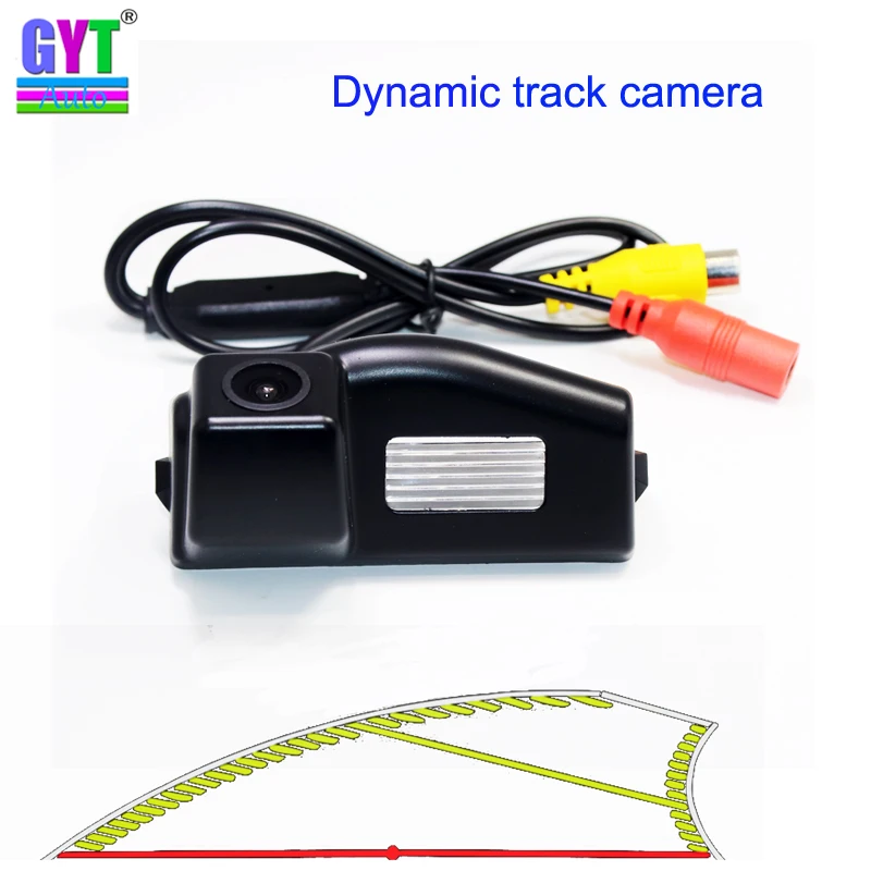 

Dynamic Trajectory Tracking car Rear view parking Backup camera For Mazda 2 3 M2 M3 Demio DE Hatchback Parking Accessories