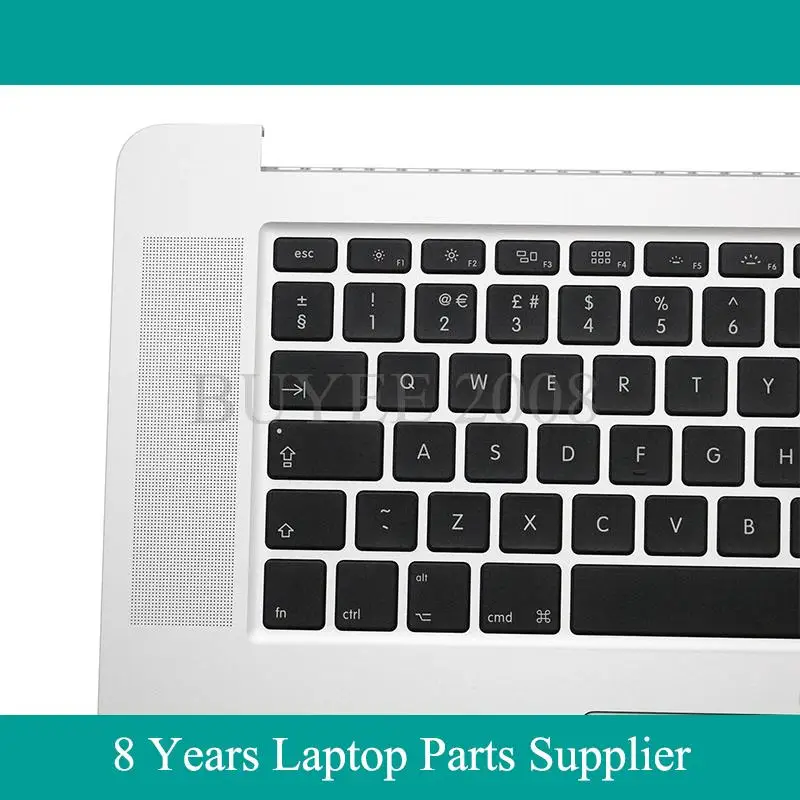 Imagem -02 - Backlight Trackpad Keyboard para Macbook Pro Top Case A1398 Eua Reino Unido Russo Alemão Espanhol Francês Azerty 2014