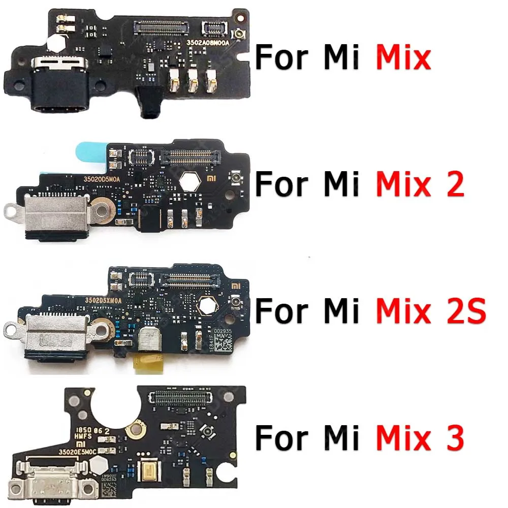 Charge Board For Xiaomi Mi Mix 3 2S 2 Mix3 Mix2S Mix2 Charging Port Dock Plate Ribbon Socket Usb Connector Spare Parts