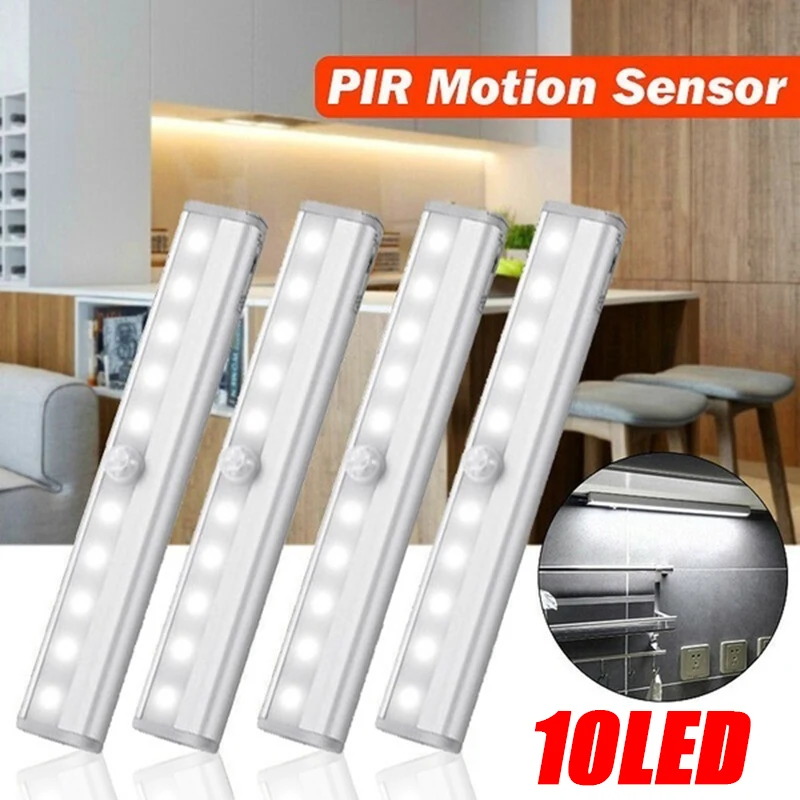 1 Pcs Praktische Goede Kwaliteit 10 Led Wireless Motion Sensor Light Infrarood Inductie Lamp Super Heldere Licht