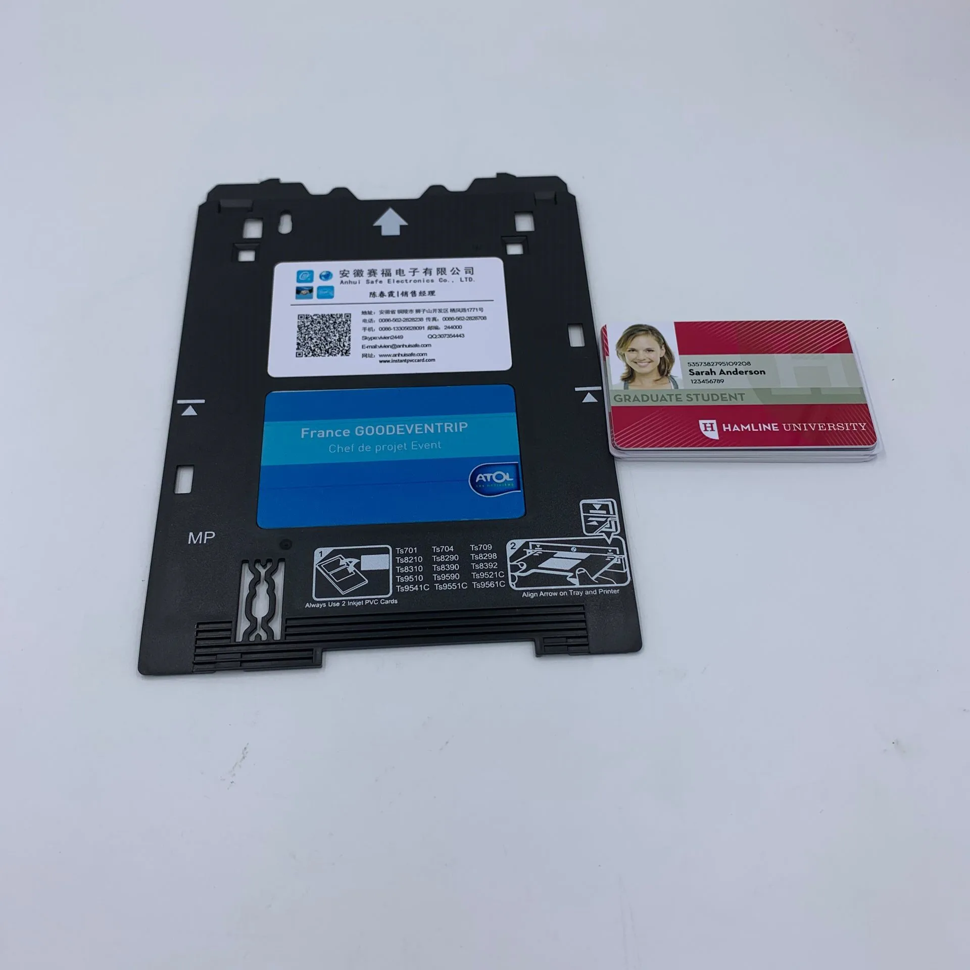 2020 neue Design Großhandel ID Card Tray für Canon PIXMA TS Serie (TS701/TS8210/TS8310/TS9510/TS9521) drucker MP Karte Fach