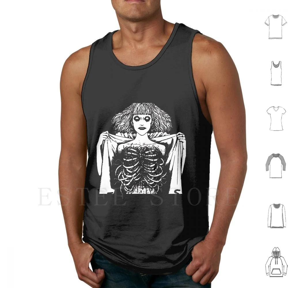 Ribs Woman Tank Tops Vest Anime Manga Cosplay Girls Kawaii Fan Edit Boy Weeaboo Ito Tomie Kawakami