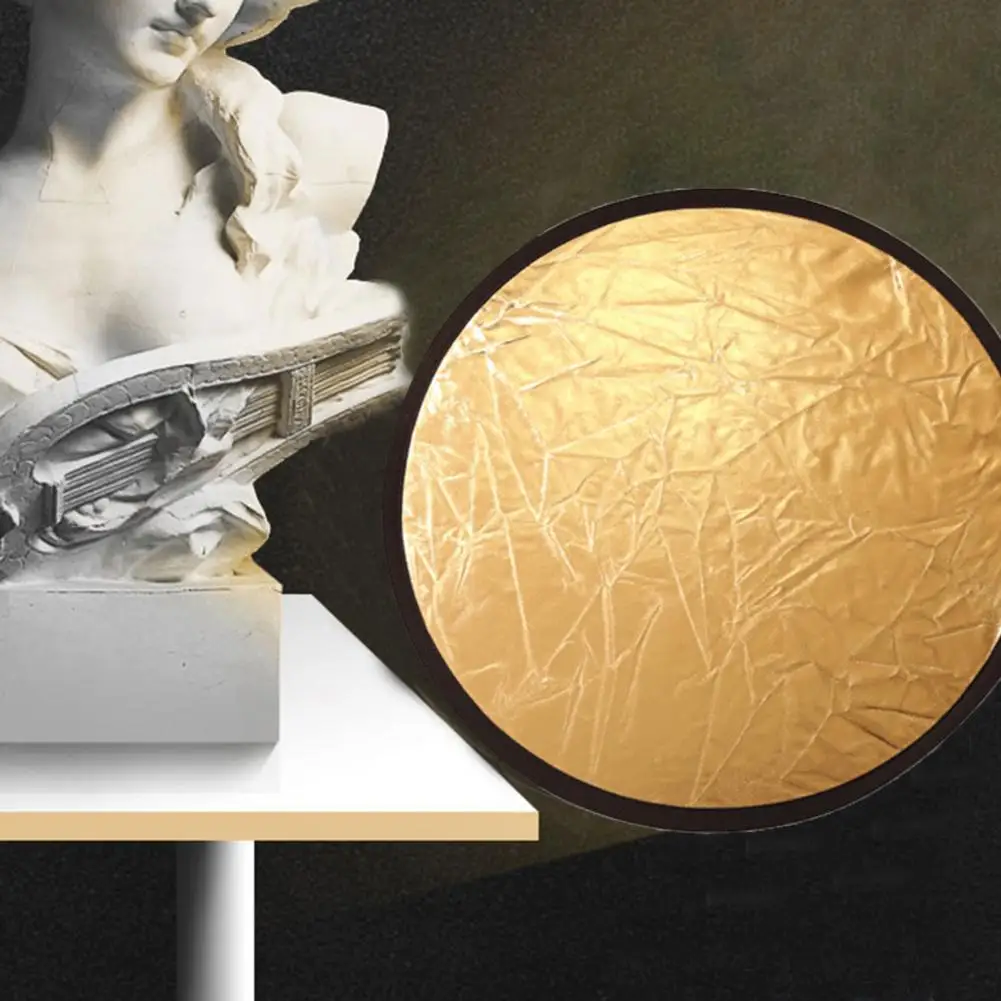 الجولة مفيدة 60 سنتيمتر التصوير عاكس ضوء الناشر المحمولة عاكس مرنة كاميرا الملحقات