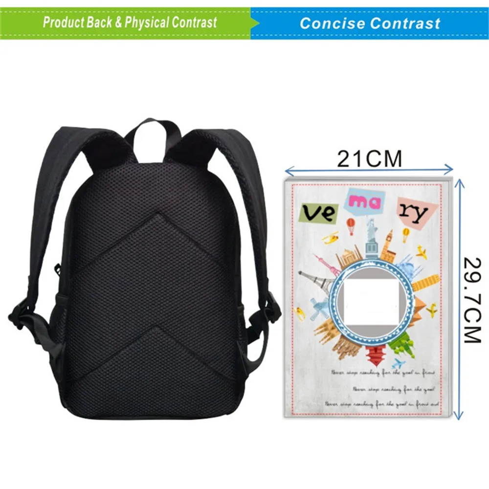 Quackity Backpack Children 12 Inches 3D Cartoon Bag Kindergarten Rucksack Baby Boys Girls Kids Anime Cartoon Knapsack Mochila